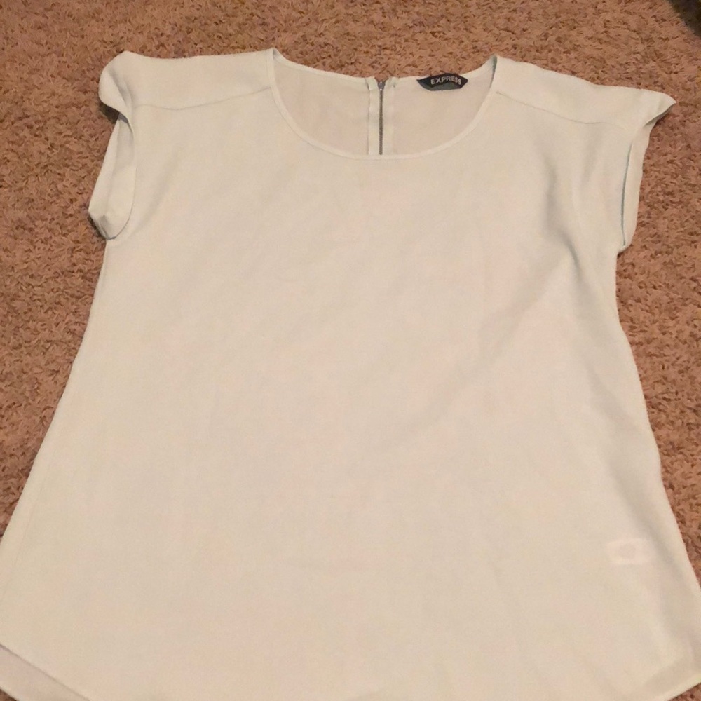 Mint green blouse from express